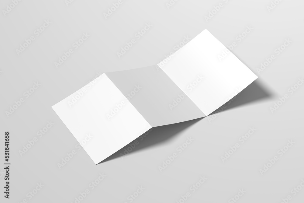 A4 trifold brochure mockup
