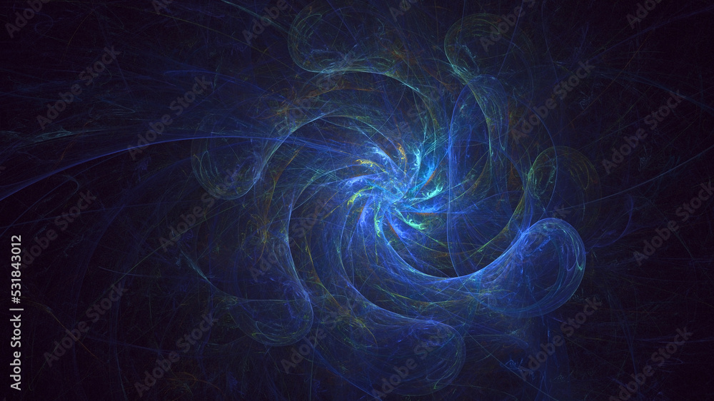 Fototapeta premium 3D rendering abstract circle light background