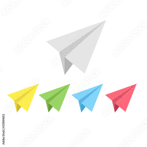 紙飛行機アイコン