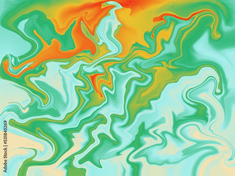 Liquify Abstract Pattern design of 6 colors combination. Soft colorful background, design for Mobile applications. Liquify Abstract Pattern design of 6 colors combination. Soft colorful background, design for Mobile applications.