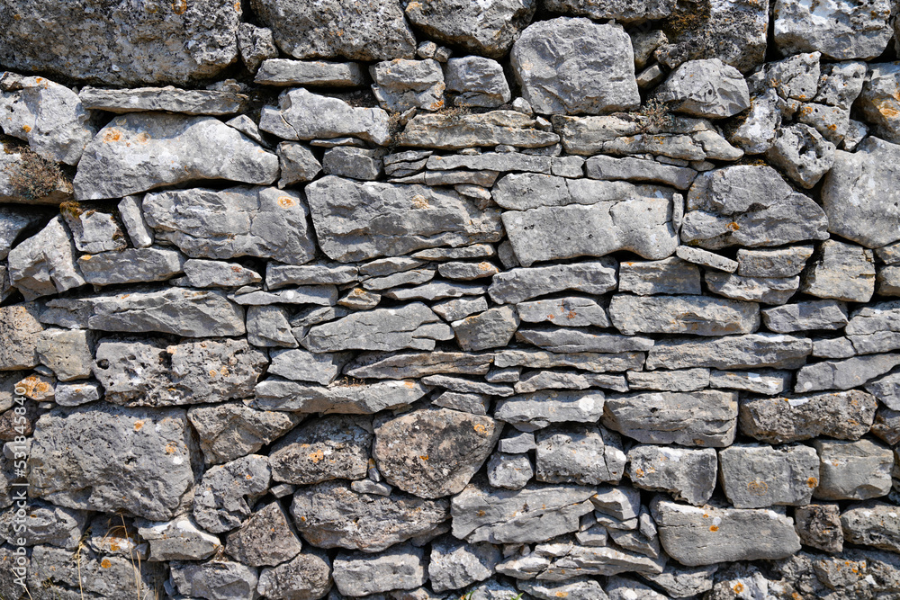 facade wall grey stones rustic gray cement old facade building background