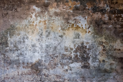 Texture of the old cracked paint on the wall, abstract background