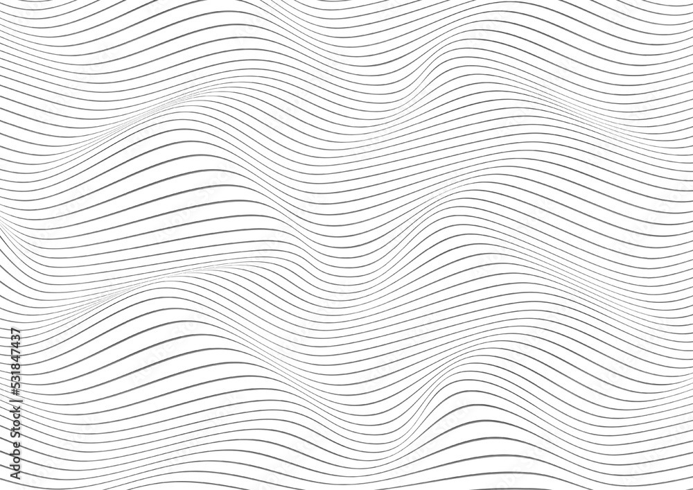 White geometric wave papercut background, grey abstract mixed 3d design pattern tiles, curvy line contemporary modern origami style illustration White geometric wave papercut background, grey abstract mixed 3d design pattern tiles, curvy line contemporary modern origami style illustration