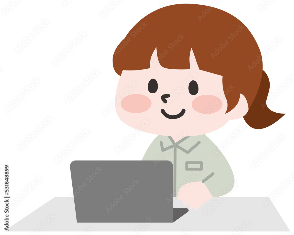 工事現場や工場で働く社員のイラスト 工事現場や工場で働く社員のイラスト