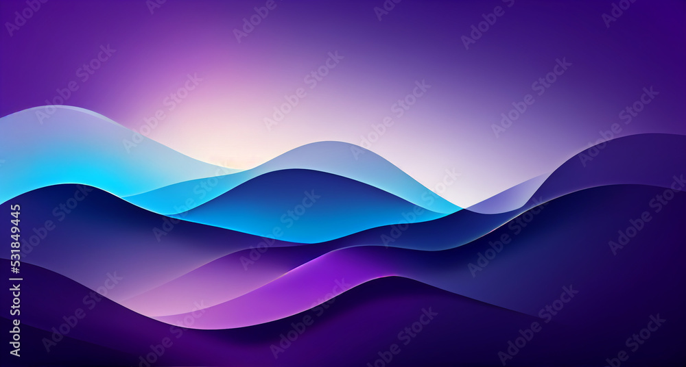 abstract blue wave background for art projects, business, cover, banner, template, card.