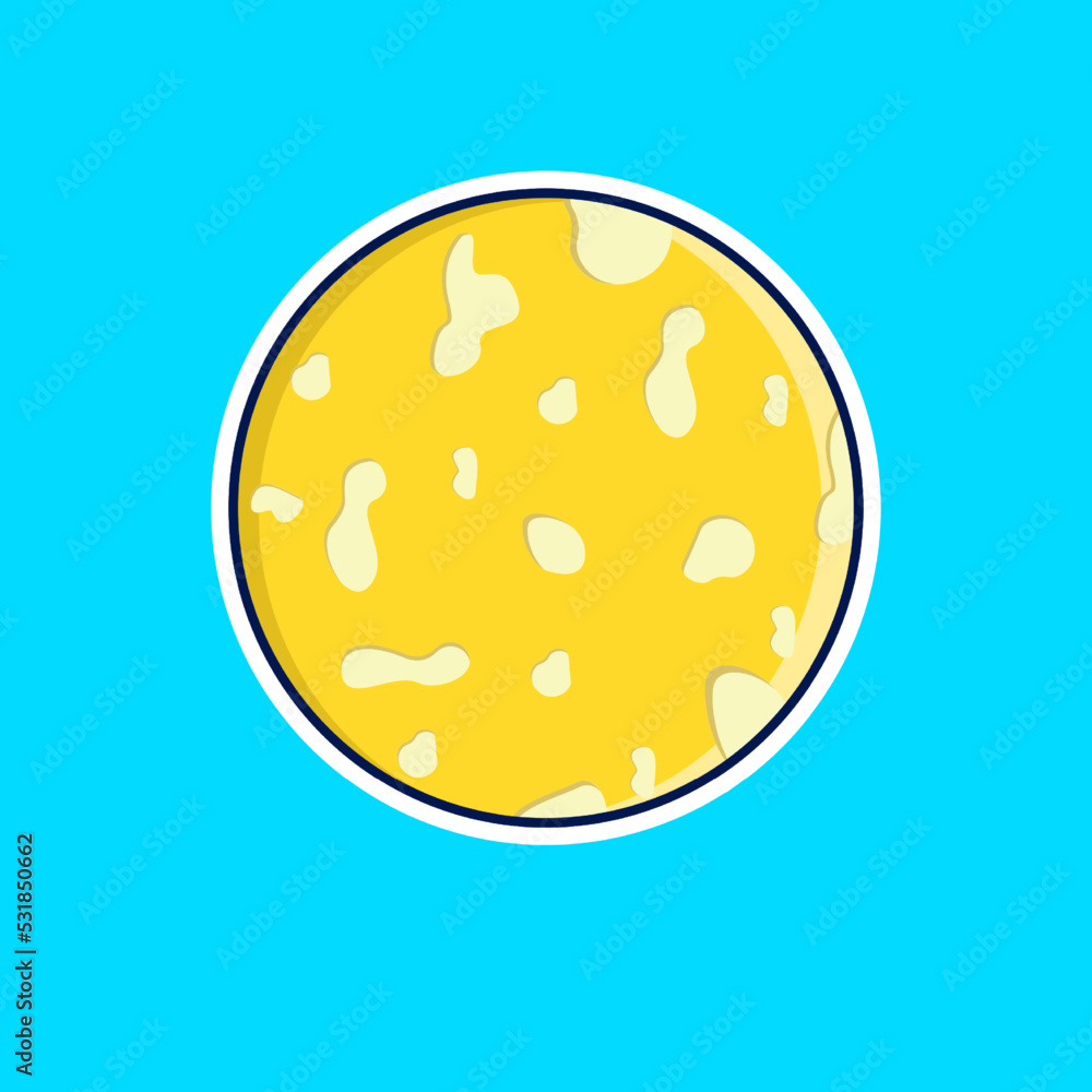 Moon vector design illustration icon for planet Moon vector design illustration icon for planet