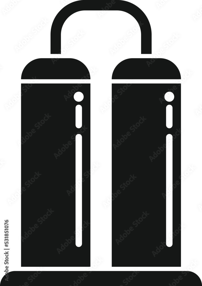 Milk tank factory icon simple vector. Cheese production. Good product Milk tank factory icon simple vector. Cheese production. Good product