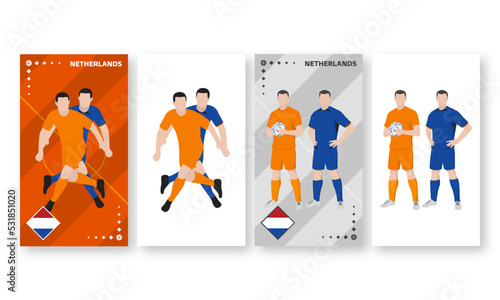 Netherlands Football Team Kit, Home kit and Away Kit