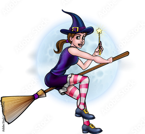 A friendly witch Halloween ...
