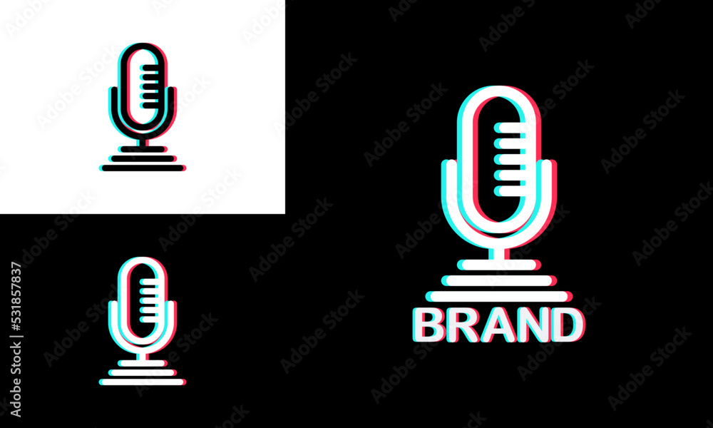 memorable unique podcast logo design memorable unique podcast logo design