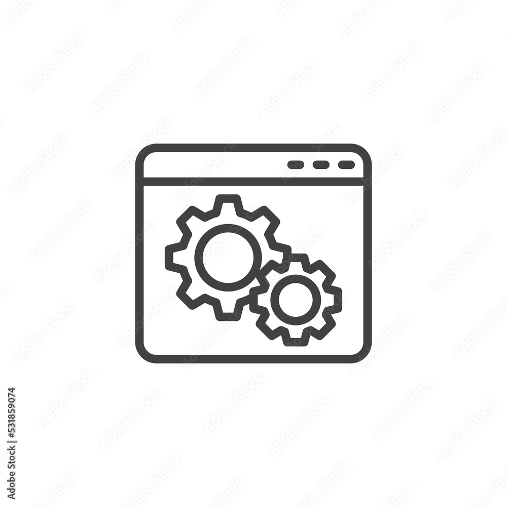 Helpdesk service line icon Helpdesk service line icon