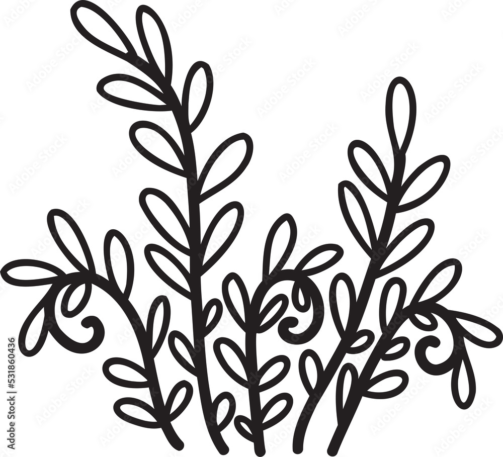 Hand Drawn cute indoor plant illustration Hand Drawn cute indoor plant illustration