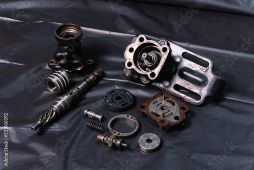 hydraulic power steering pump and valve body explode photo