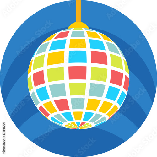 Disco Light Vector Icon 