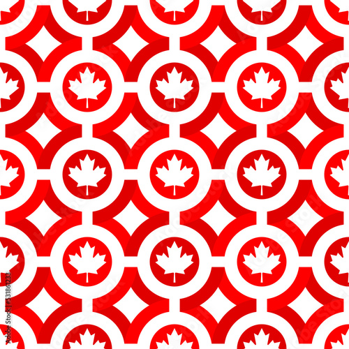 canada pattern dedign, vector illustration photo