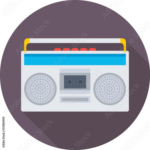 Boombox Vector Icon 