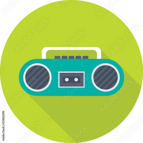 Boombox Vector Icon 