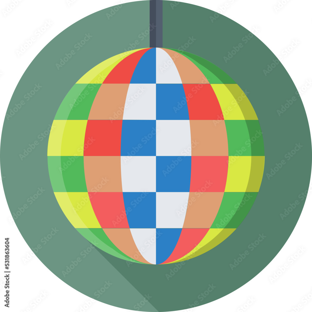 Fototapeta premium Disco Light Vector Icon