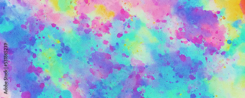 Watercolor stains drops splatter. background © Alex