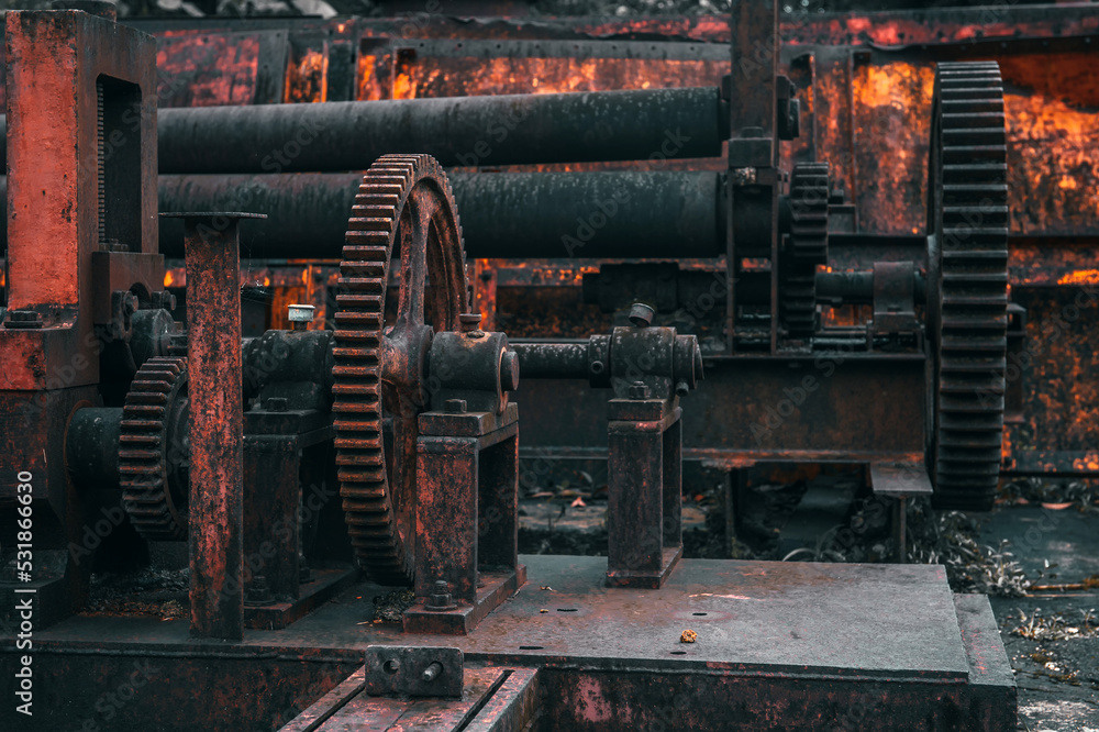 machinery rusty
