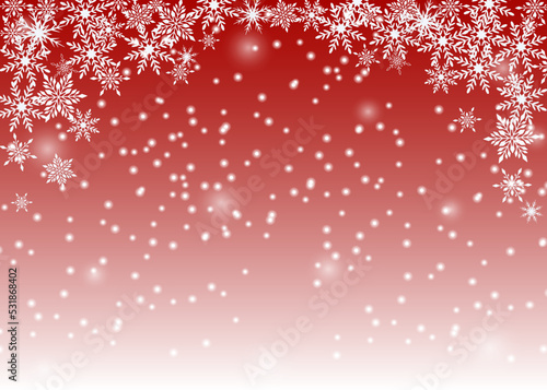 雪　結晶　背景　イラスト