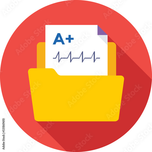 Medical Folder Vector Icon