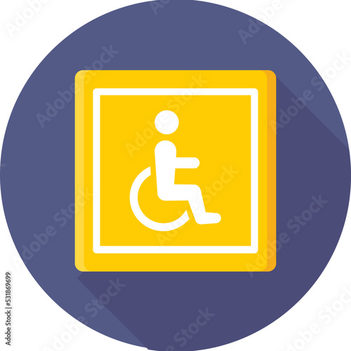 Handicap Vector Icon