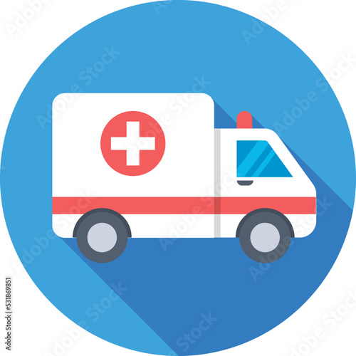 Ambulance Vector Icon
