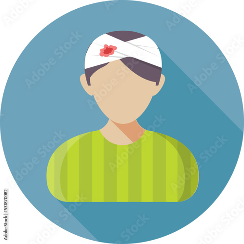 Injured Vector Icon