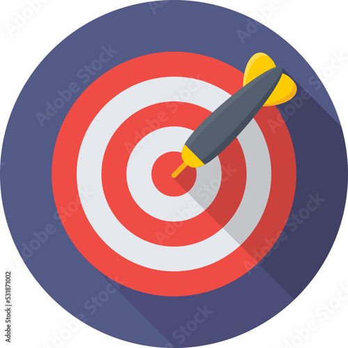 Bullseye Vector Icon 