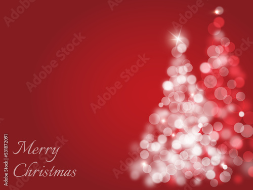 幻想的なクリスマスツリー