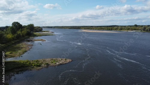 Wallpaper Mural Autumn on the Vistula River, Poland. Torontodigital.ca