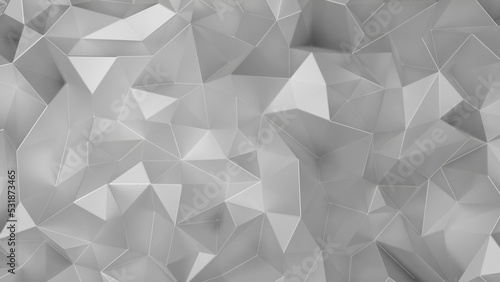 3d rendering. Polygon Abstract Polygonal Geometric Triangle Background © sticker2you