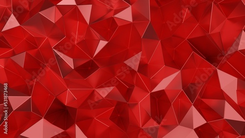 3d rendering. Polygon Abstract Polygonal Geometric Triangle Background