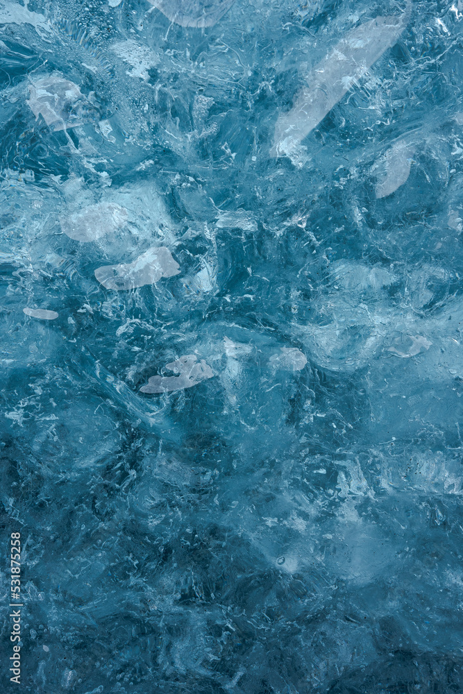 Cold water near ice formations Cold water near ice formations