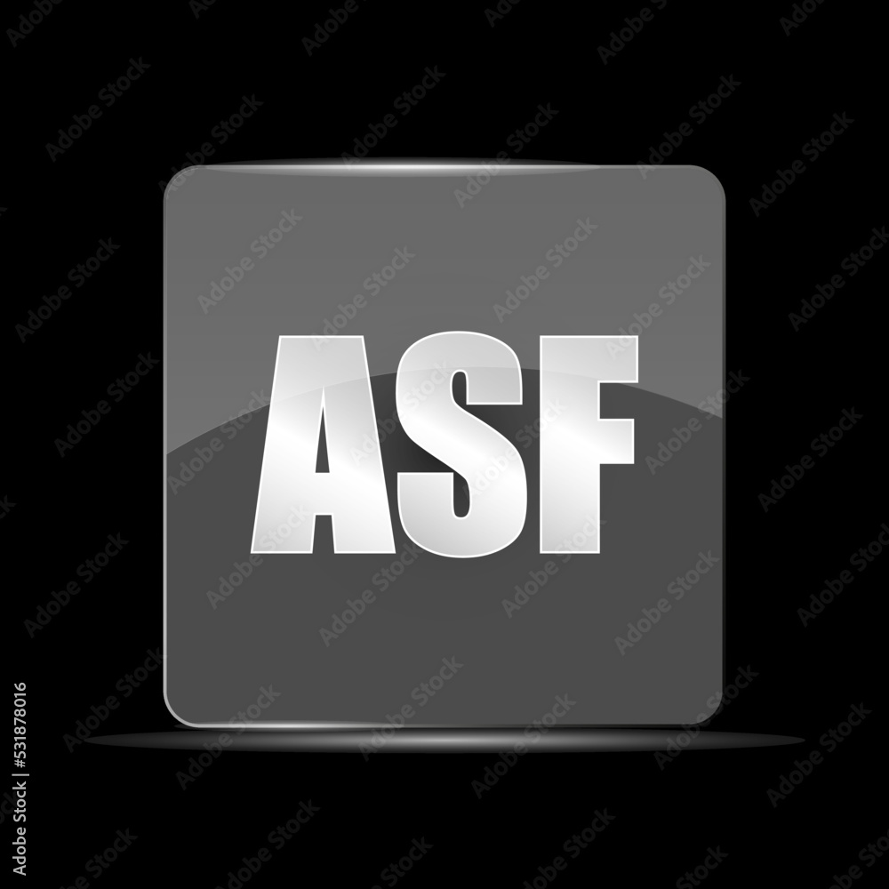 ASF File Icon, Flat Design Style ASF File Icon, Flat Design Style