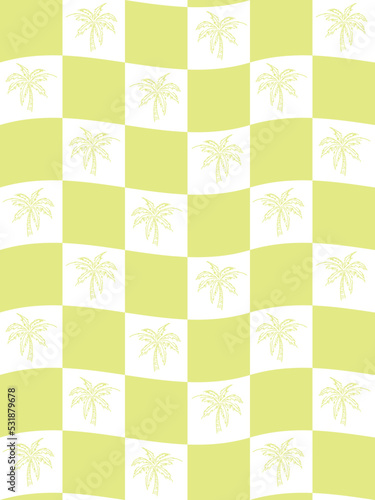 Wallpaper Mural palm Tree seamless Pattern Torontodigital.ca