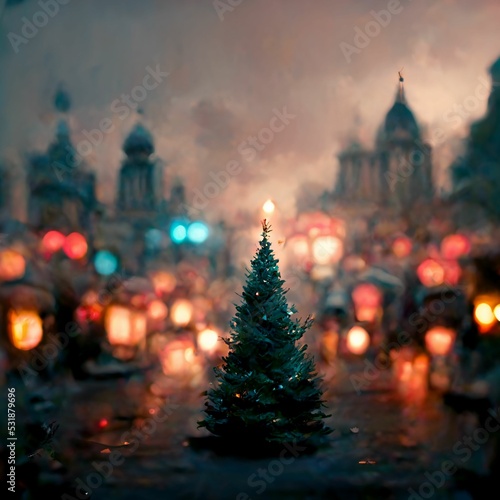 Árvore, prendas, natal, dezembro, janeiro, celebração