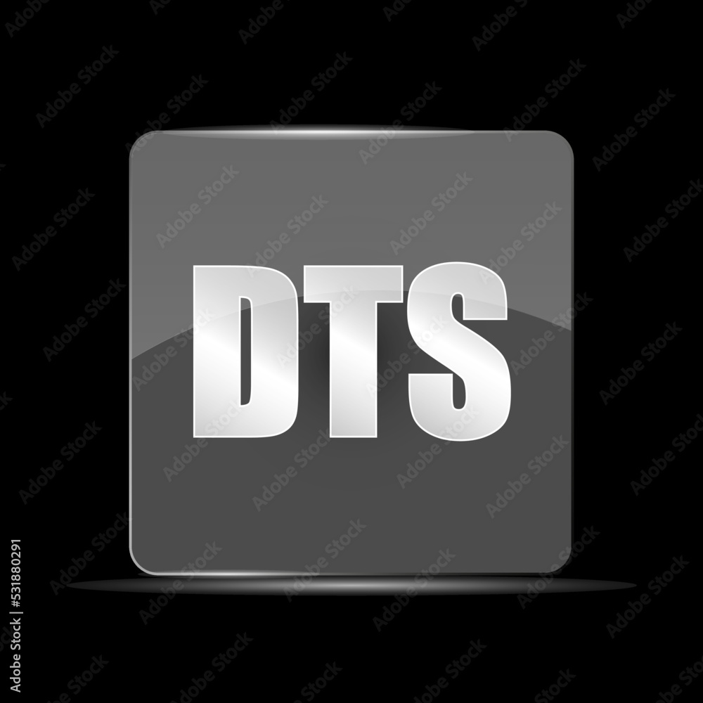 DTS File Icon, Flat Design Style DTS File Icon, Flat Design Style