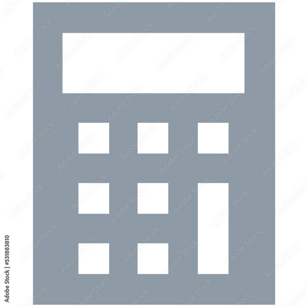 Calculator Vector Icon Calculator Vector Icon