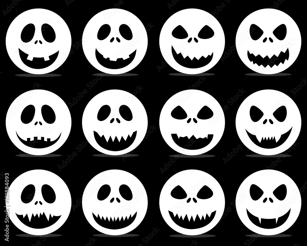 Ghost or scary face of Halloween Day. Ghost or scary face of Halloween Day.