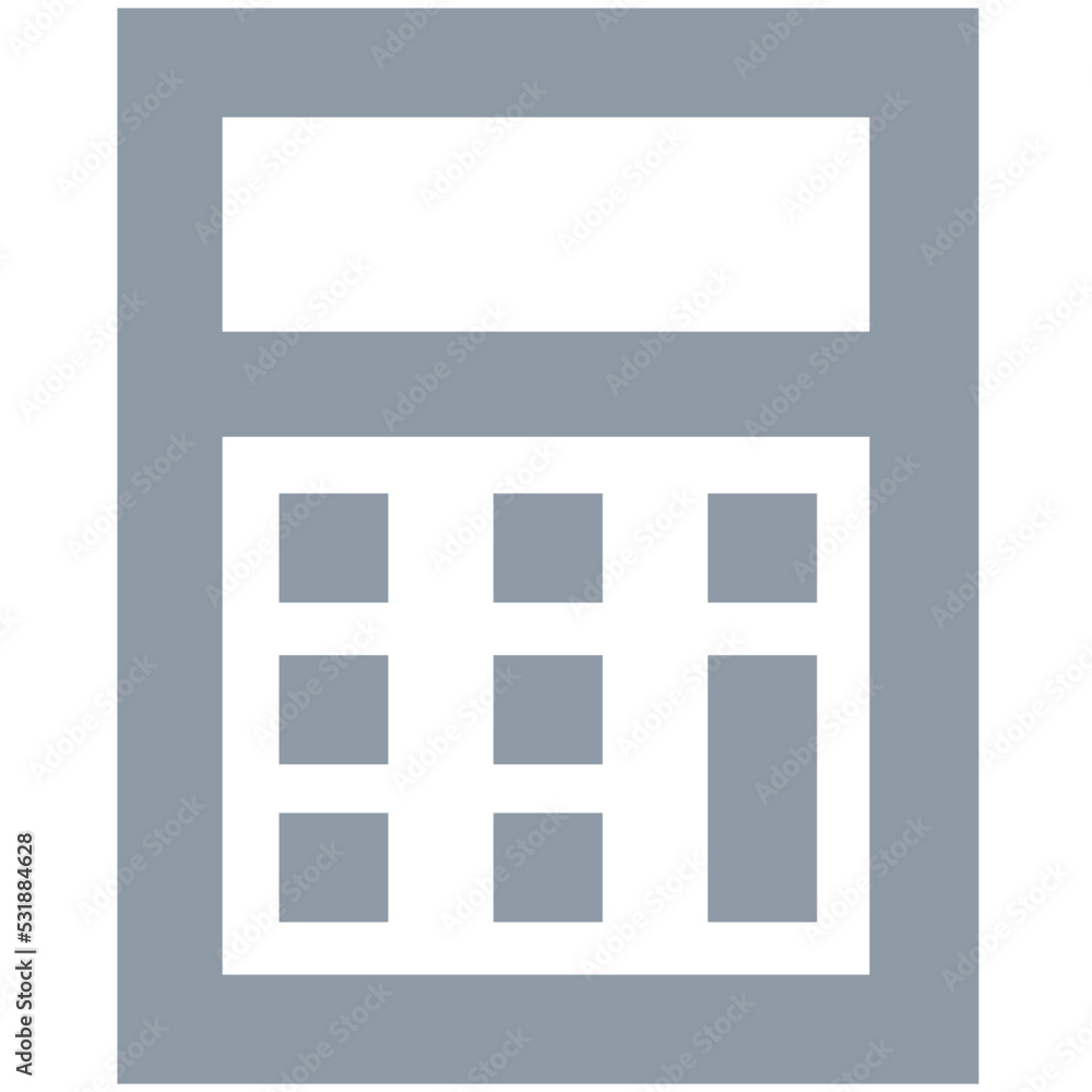 Calculator Vector Icon Calculator Vector Icon