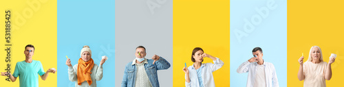 Set of people with clothesp...