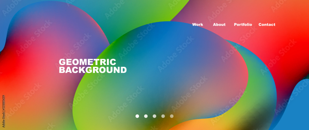 Fluid shapes vector abstract background Fluid shapes vector abstract background