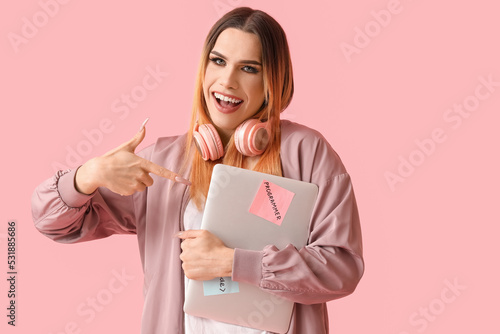Transgender programmer with...