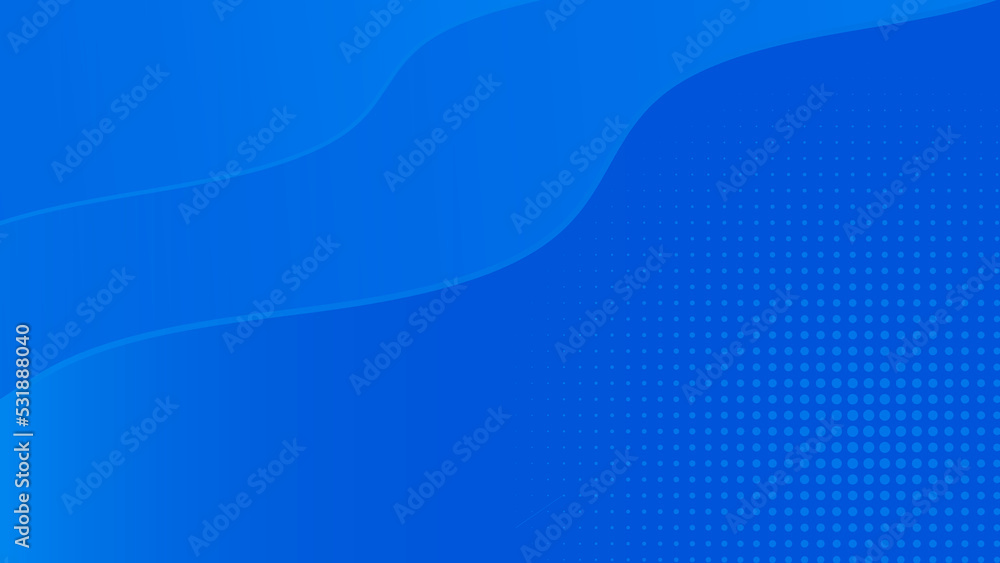 Blue background abstract shape with halftone Blue background abstract shape with halftone