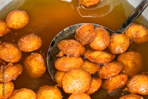 Fotografie Delicious Indian Sweet Malpua