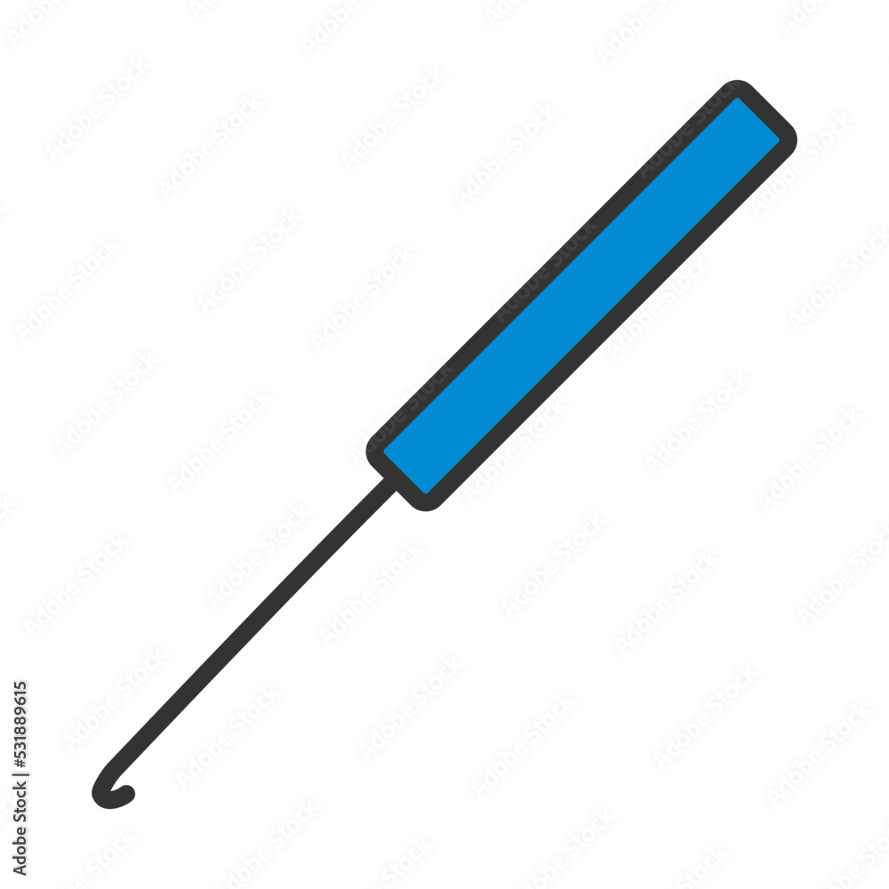Naklejka premium Crochet Hook Icon