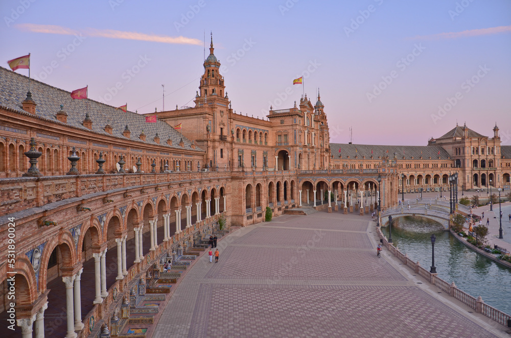 The Plaza de España (