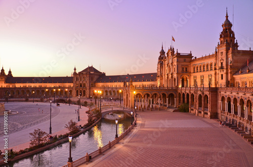The Plaza de España (